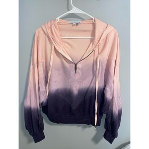 Pink and purple ombré sweater